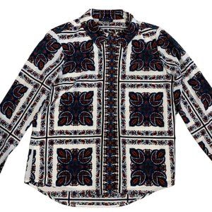 Geometric Long Sleeve Size Medium